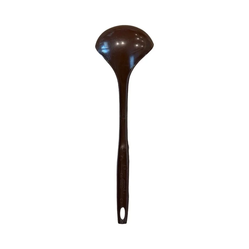 Vintage Foley Brown Nylon Soup Ladle Mid Century Modern Kitchen Serving Tool